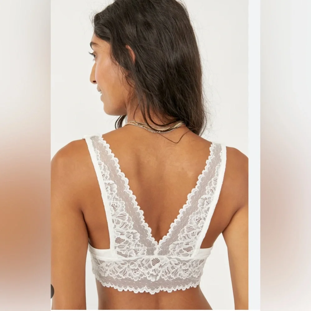 NEW Free People Ivory Lace Bralette